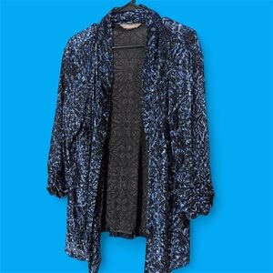 Tan Jay open front cardigan / kimono top…